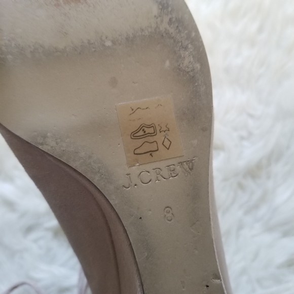 J Crew Pink Laila Lace Up Wedge Sandal 8 - Picture 9 of 10